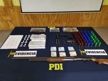 Tribunal dejó en prisión preventiva a banda de Teno dedicada al tráfico de drogas