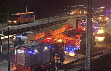 Colisión múltiple en la Ruta 5 Sur a la altura de Chimbarongo deja una persona fallecida