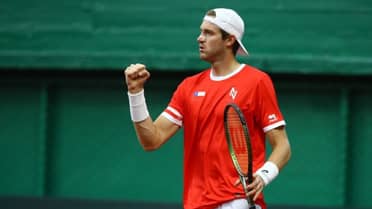Nicolás Jarry le da triunfo a Chile sobre Perú en Copa Davis