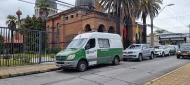 Roban custodio de capilla ubicada a un costado de la Iglesia La Merced