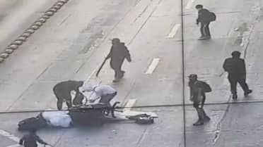 Niño de cinco años involucrado en desórdenes en la alameda de Santiago