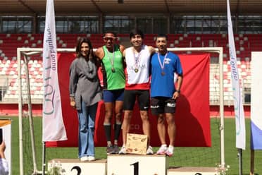 Luciano Arriagada subió a lo más alto del podio en el meeting regional de atletismo “Alejandra Ramos”