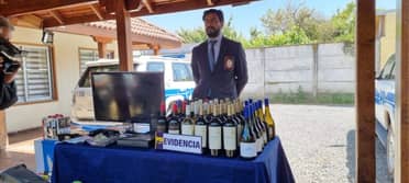 Conductor Uber y colectivero implicados en robo a Hotel Raíces de Curicó