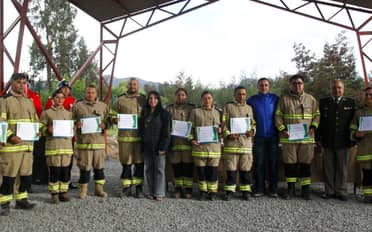 Bomberos de Potrero Grande celebraron su primer aniversario