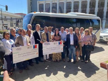 Cinco mil millones de pesos fueron entregados para renovación de máquinas en el transporte público de Curicó