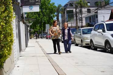 Un 26% de ejecución alcanza el proyecto de veredas inclusivas en Curicó