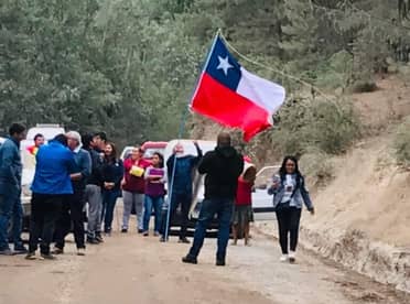 El "as bajo la manga" que destrabó toma de la Ruta J-80 en el cruce Las Higueras-Llico
