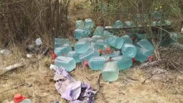 Se confirma que los 60 bidones encontrados en Coronel no eran acelerante, sino que Alcohol gel