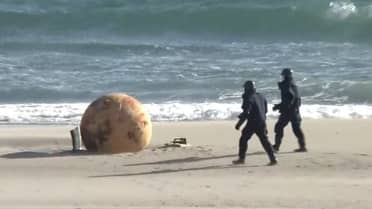 Una extraña bola de hierro se encontró en Japón