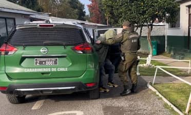 Carabineros detuvo a sujeto que baleó a dos personas en Población Manuel Rodríguez de Curicó