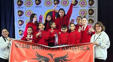 Destacada participación del club de gimnasia artística “Fenix” en San Pedro de la Paz
