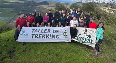 Y el trekking se puso de moda en Curicó