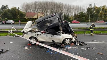 Fatal accidente en Parral: Cuatro personas muertas deja violenta colisión en la Ruta 5 Sur