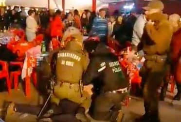 No puede acercarse a las fondas: formalizan a hombre que agredió a carabinero