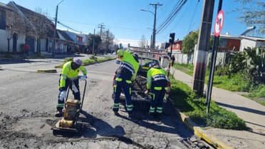 Municipio de Curicó inició plan de reparación de "eventos" en la comuna