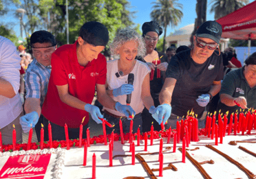 Molina celebró su aniversario 189 con torta gigante y actividades