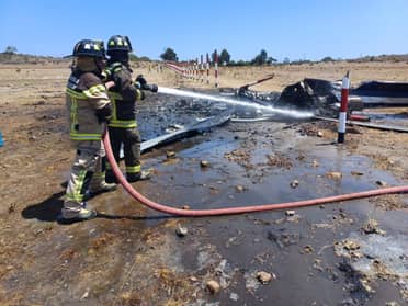 Caída de un helicóptero de la PDI deja una funcionaria fallecida y cinco heridos en Pichidangui