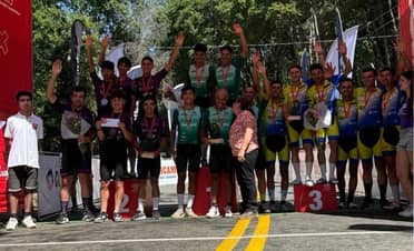 Curicanos subieron al podio de la Vuelta Ciclista Maule Centro