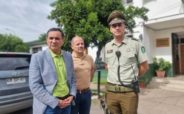 Alcalde de Curicó destacó trabajo conjunto del municipio y Carabineros para frustrar millonario robo a banco