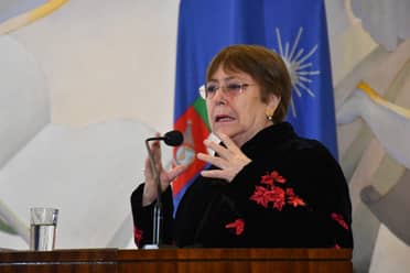 Michelle Bachelet en la Unesco: "La justicia climática no la podemos lograr sin justicia de género"