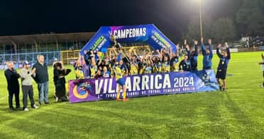 Pelarquinas se consagraron campeonas nacionales de fútbol femenino en Villarrica