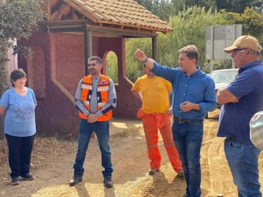 Avanza pavimentación de la Ruta K-20 que será alternativa de conexión entre Talca y Constitución