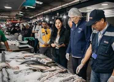 Seremi de Salud realizó fiscalización de pescados y mariscos en la Felicur previo a fin de Semana Santa