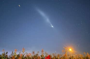 Cohete chino fue avistado cruzando el cielo en la zona centro sur de Chile