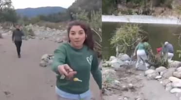 Adulto mayor cae a río tras ser empujado por mujer en camping de Linares