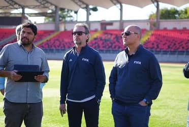 Mundial Sub 20: Representantes FIFA visitaron el Estadio Fiscal de Talca