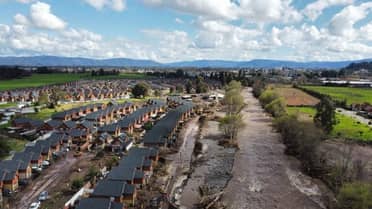 Vecinos de sector Parque Zapallar de Curicó acusan nula respuesta de autoridades ante nuevo sistema frontal
