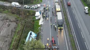 Identifican a tres pasajeros del accidente fatal entre un bus y camión en Lontué