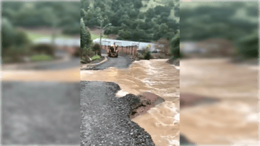80 familias están aisladas por socavón e inundaciones en el sector El Guindo Alto de Teno