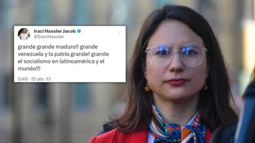 Irací Hassler: "No tengo ninguna admiración particular por Nicolás Maduro"