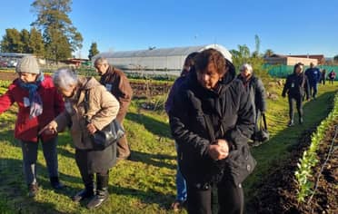 Clubes de adultos mayores de Curicó visitaron Granja Agroecológica Educativa Municipal de Curicó