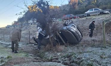 Dos accidentes de tránsito consecutivos se registran en camino a Los Queñes