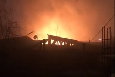 Incendio destruye taller mecánico en Teno