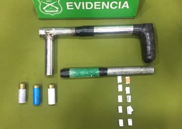 Detienen a hombre con escopeta hechiza en Curicó: tenía orden vigente de captura