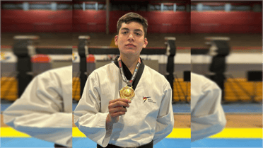 Vicente Cortés logró el primer lugar en nueva fecha del Nacional de Taekwondo 
