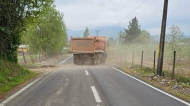 Denuncian destrucción de camino en el sector Santa Rosa La Copec de Los Niches