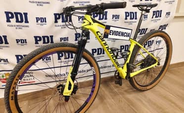 PDI recupera bicicleta de alta gama robada a reconocido deportista linarense
