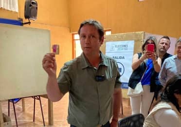 Pedro Álvarez-Salamanca emitió su voto en San Clemente