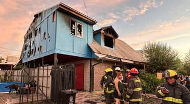 Incendio en Sagrada Familia destruye vivienda de voluntario bomberil 