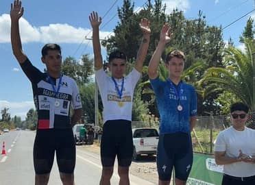 Matías Arriagada se quedó con prueba ciclista realizada en el sector Las Piedras