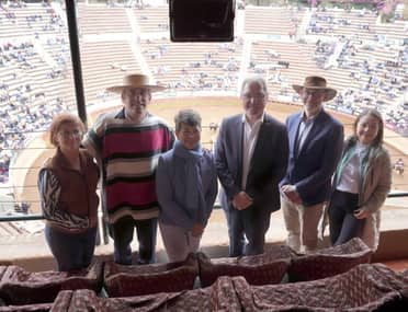 Diputado Benjamín Moreno recibió a delegación de embajadores en el Champion de Chile