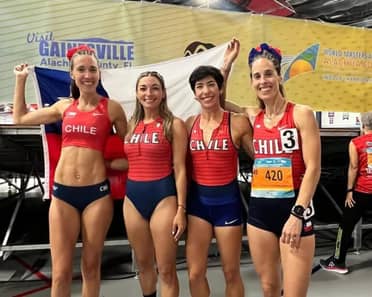 La Gacela se coronó vicecampeona junto a Chile en Mundial de Atletismo Máster en EE.UU