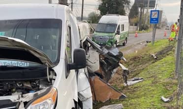 Teletón aclara vínculo con accidente en Ruta 5 Sur: Furgón y conductor no pertenecen a la institución
