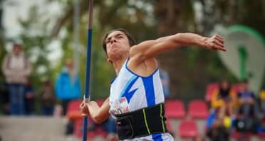 Gastón Poblete es campeón nacional U18 en lanzamiento de la jabalina