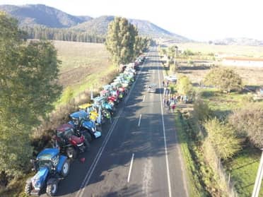 Agricultores de Lolol se movilizan por altos costos del agua de riego