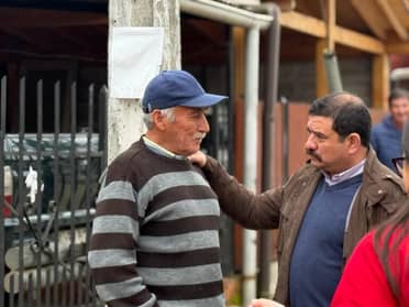 Alcalde de Licantén lidera recorrido para levantar necesidades de vecinos en Villa El Bosque